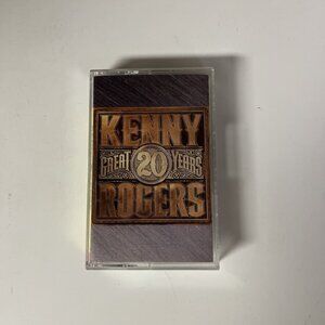 20 Great Years By Kenny Rogers 1990 Cassette Vintage
